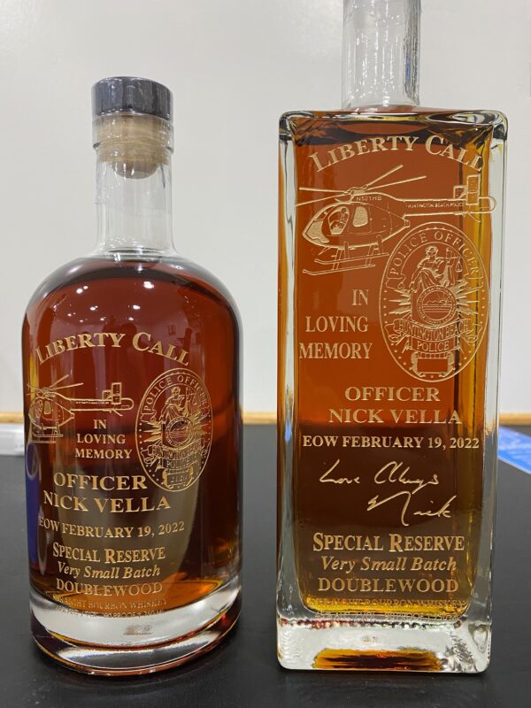 Liberty Call Distilling Special Reserve Small Batch Whiskey Bullet Bottle  750 mL — Keg N Bottle